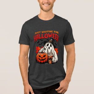 Apenas esperando pelo Halloween – Camiseta do fant