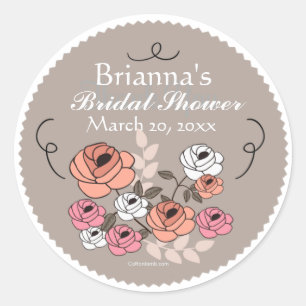 Apenas etiqueta rosado