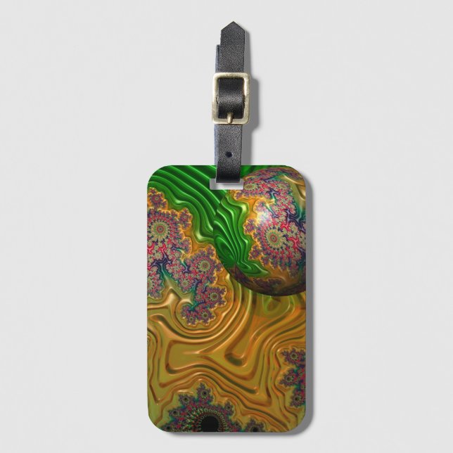 Apenas Flutuando Pela Etiqueta De Bagagem (Frente Vertical)