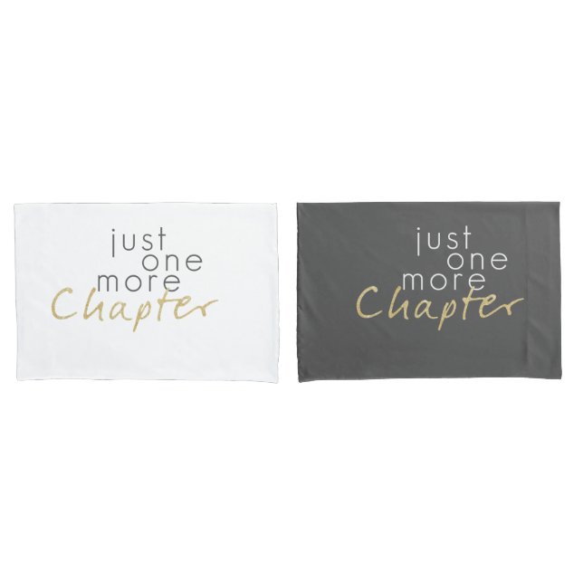 Apenas Mais Um Conjunto De Pillowcase De Capítulo (Frente - conjunto)