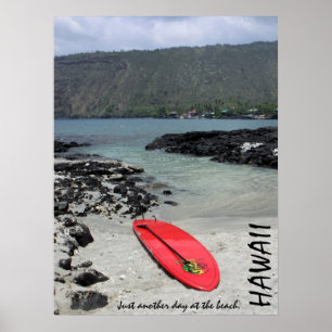 Apenas mais um dia na praia poster cênica do Hava