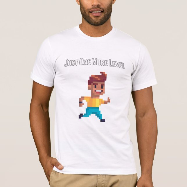 Apenas Mais Uma Camiseta De Nível T - Teto Gamer L (Frente)