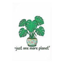 Apenas Mais Uma Planta Poster Fofo Monstera