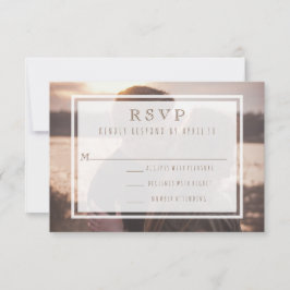 Apenas o RSVP de Destino de Casamento Moderno dos