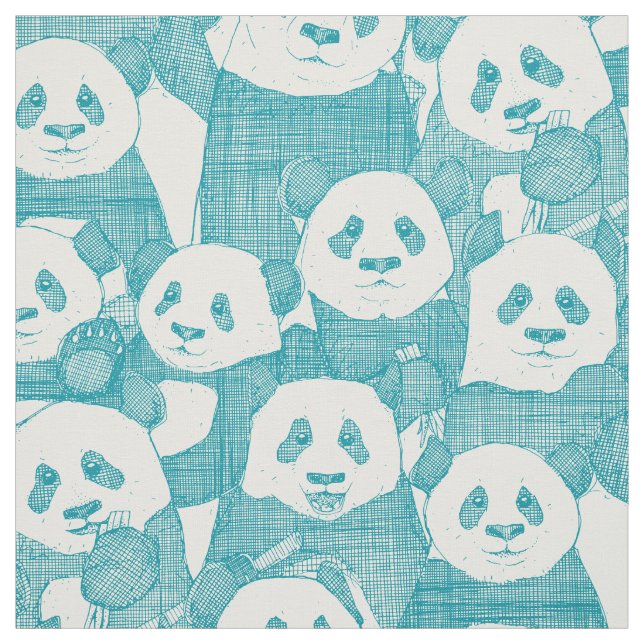 apenas panda ursa lagoa tecido natural (Modelo)