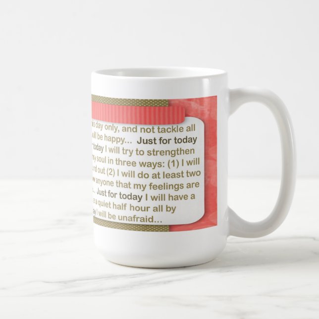 Apenas para a caneca de hoje (Direita)