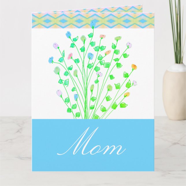 Apenas Para A Mãe Um Cartão De Dia de as mães Espe (Frente)