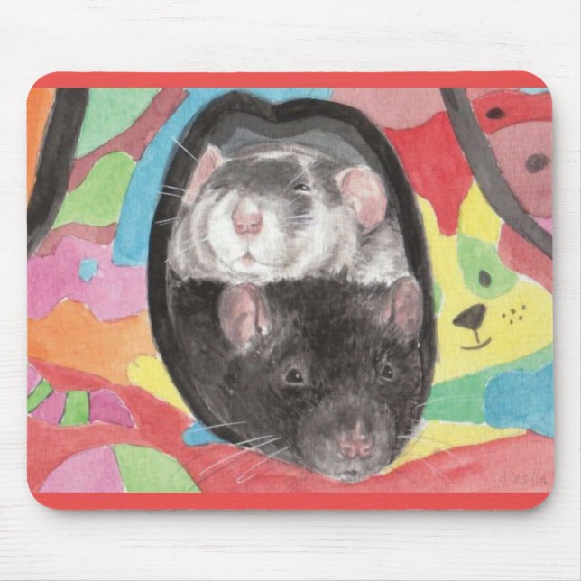 apenas pendurando para fora o mousepad (Frente)