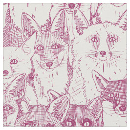 apenas raposas cereja tecido branco rosa