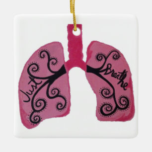 Apenas respire enfeites de natal