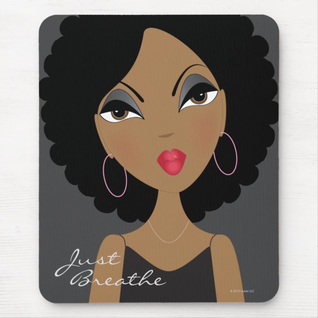 Apenas respire Mousepad (Frente)