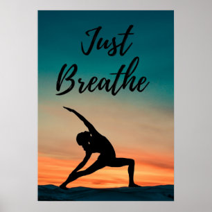 Apenas Respire - Yoga Poster