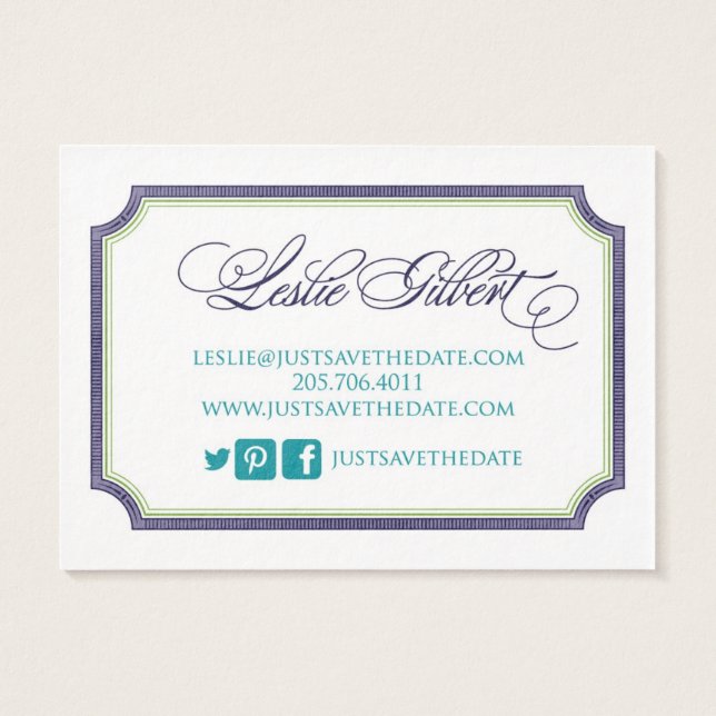 Apenas salve a data Leslie (Verso)