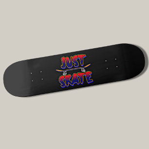 Apenas Skate Skateboard Red Blue Skateboarder