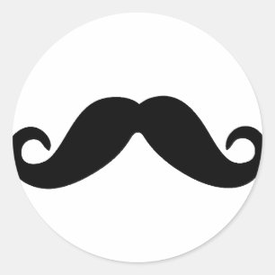 apenas um adesivo do bigode