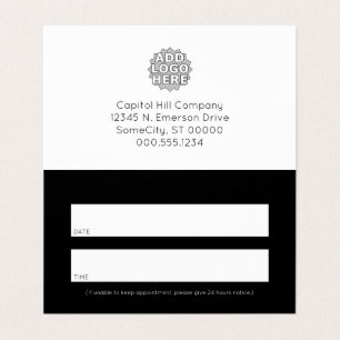 apenas um cartão de compromisso dobrado