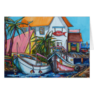 Apenas um cartão pequeno da cidade da praia