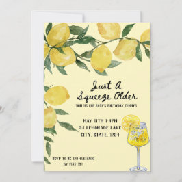 Apenas um convite para Aniversário mais antigo