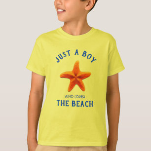 Apenas um garoto que ama a Camisa de praia