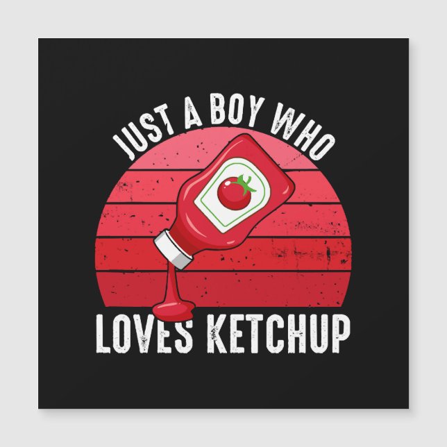 Apenas um garoto que ama ketchup (Frente)