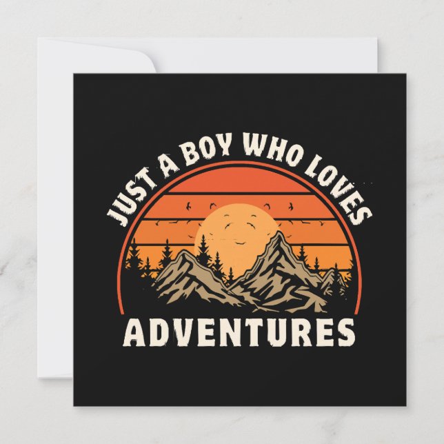 apenas um menino que ama aventuras (Frente)