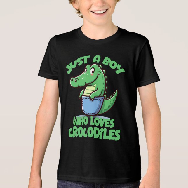 Apenas um menino que ama crocodilos (Frente)
