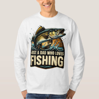 Apenas um Pai que Ama Camisa de Pesca