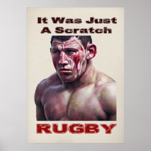 Apenas Um Poster De Rugby Scratch