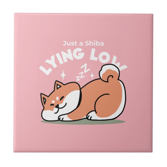 Apenas um Shiba Mente Baixo: Design de Shiba Inu C (Frente)