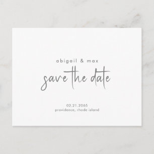 Apenas um simples casamento Salve o cartão postal