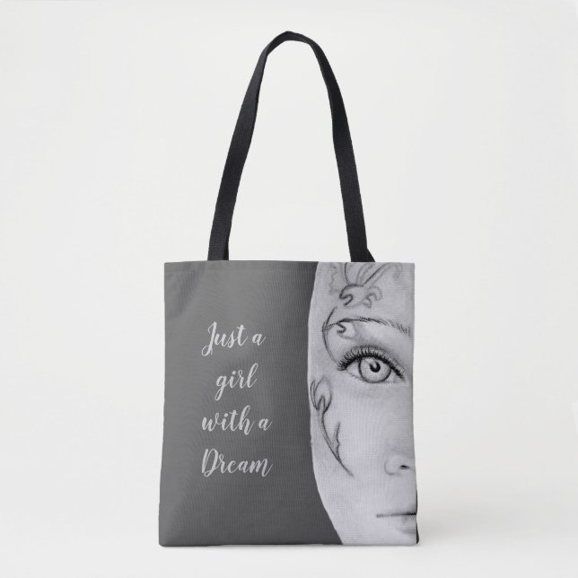 Apenas uma Bolsa Tote de Garota (Frente)
