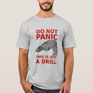 Apenas uma Camiseta Divertida de Broca Humor