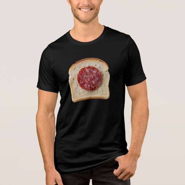 Apenas uma fatia de Salami no pão (Frente)