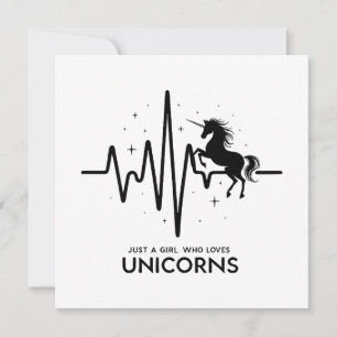 Apenas Uma Garota Amor por Corações de Unicórnios