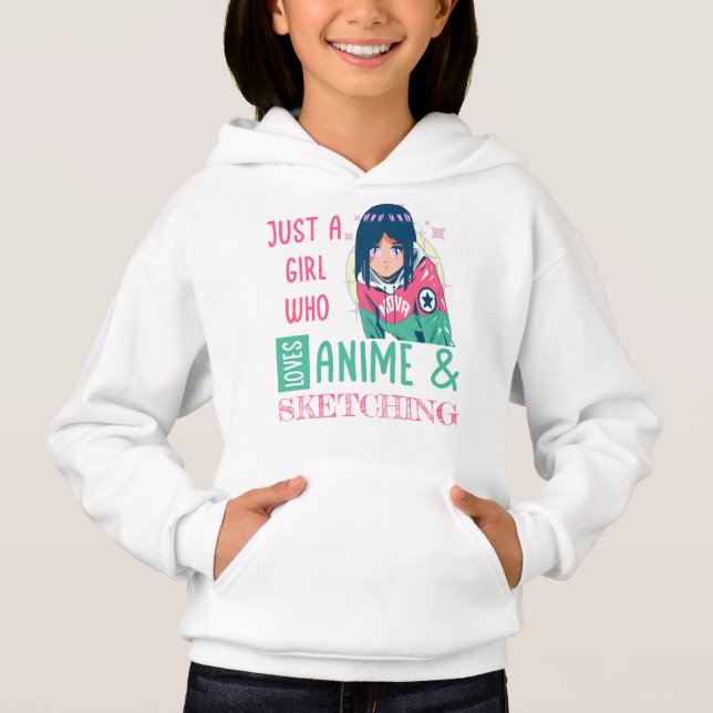 Apenas uma garota que ama animação e esboço (Frente)