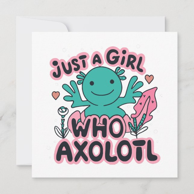 apenas uma garota que ama Axolotl (Frente)