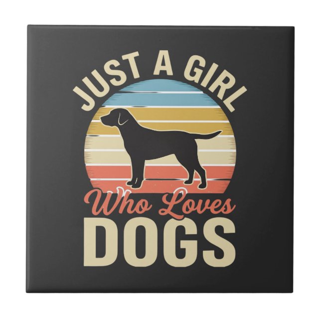 Apenas uma Garota que Ama Cachorros Amante de Cach (Frente)