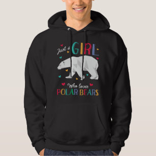 Apenas Uma Garota Que Ama Camiseta De Ursos Polare