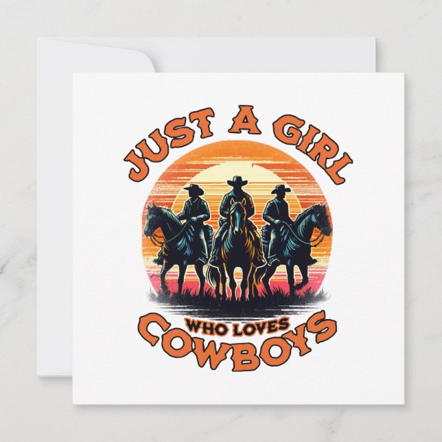 Apenas uma garota que ama caubóis (Frente)