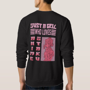 Apenas uma Garota que Ama Design de Camiseta Otaku