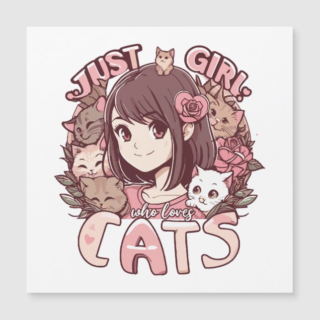 apenas uma garota que ama gatos (Frente)
