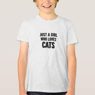 Apenas uma Garota que Ama Gatos – Fofa Minimal Amo
