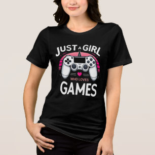 Apenas Uma Garota Que Ama Jogos Controle Remoto Pô
