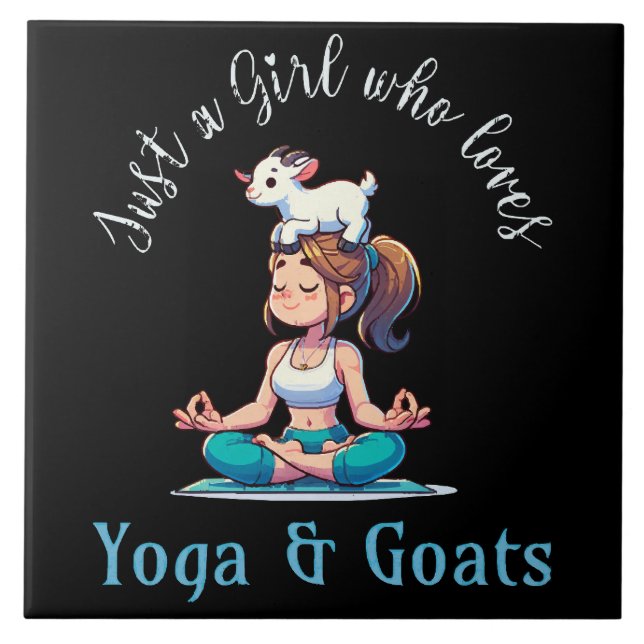 Apenas uma garota que ama Yoga e Cabras (Frente)