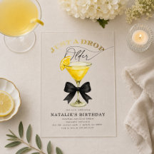 Apenas uma Gota Mais Velha Lemon Drop Aniversário