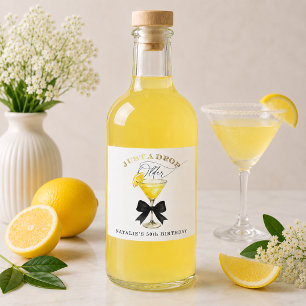 Apenas uma Gota Mais Velha Lemon Drop Laço Preto A