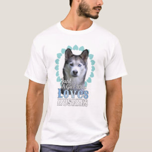Apenas Uma Menina Que Adora Roucos Camisa Cachorro