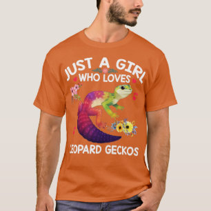 Apenas Uma Menina Que Ama A Camisa Leopard Geckos