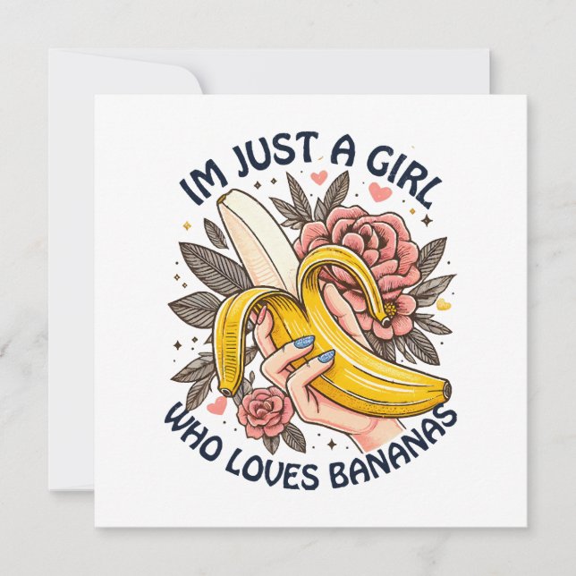 Apenas Uma Menina Que Ama Bananas  (Frente)