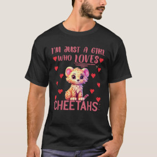 Apenas Uma Menina Que Ama Cheetahs Camisa Churrasc